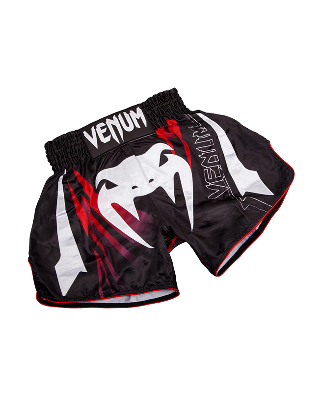 venum-sharp-3.0-muay-thai-shorts-schwarz-rot-front